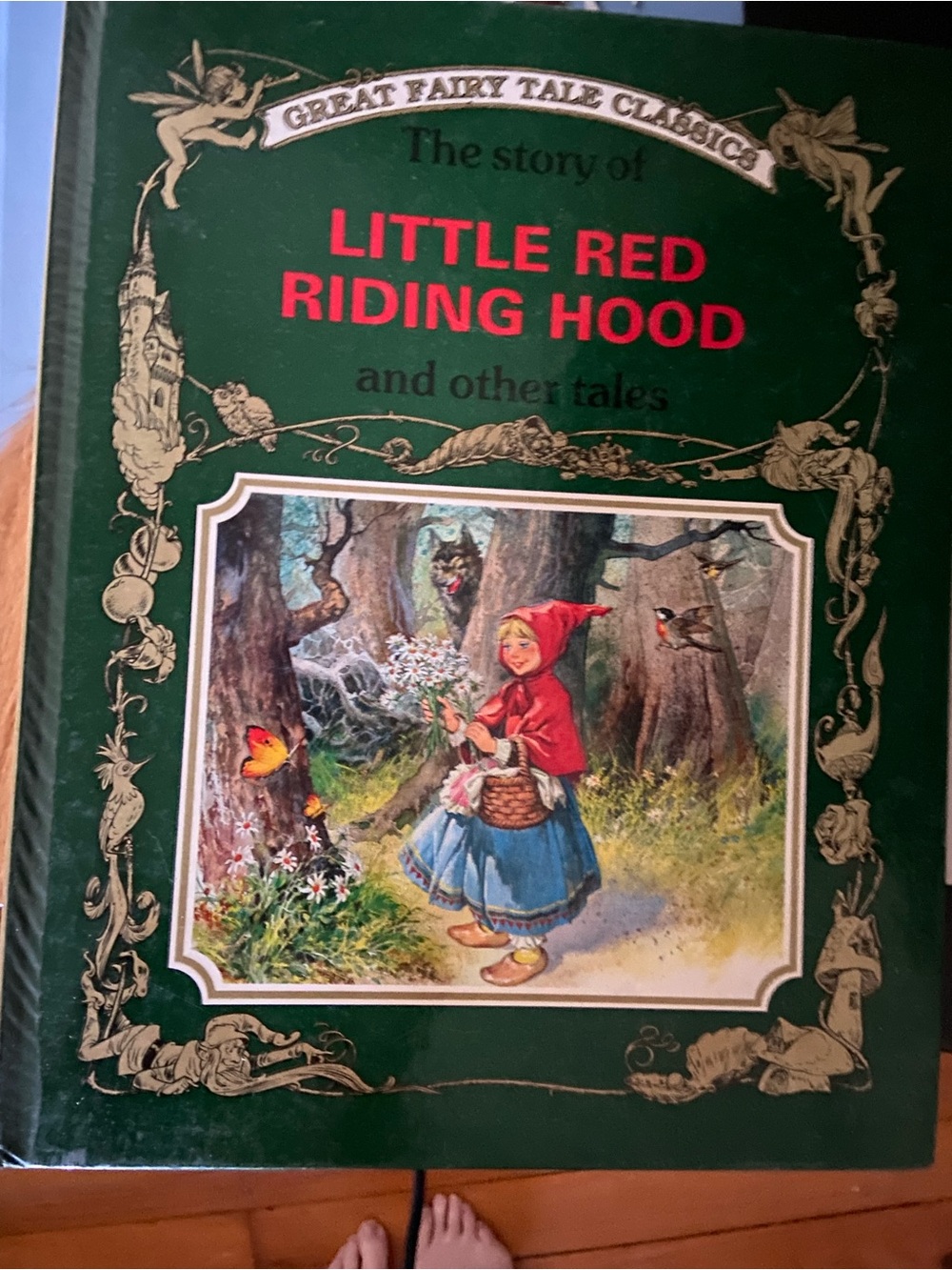Vintage 70s 1970s 60s 1960s Little Red Riding Hood Book Classic Fairy Tale Tales